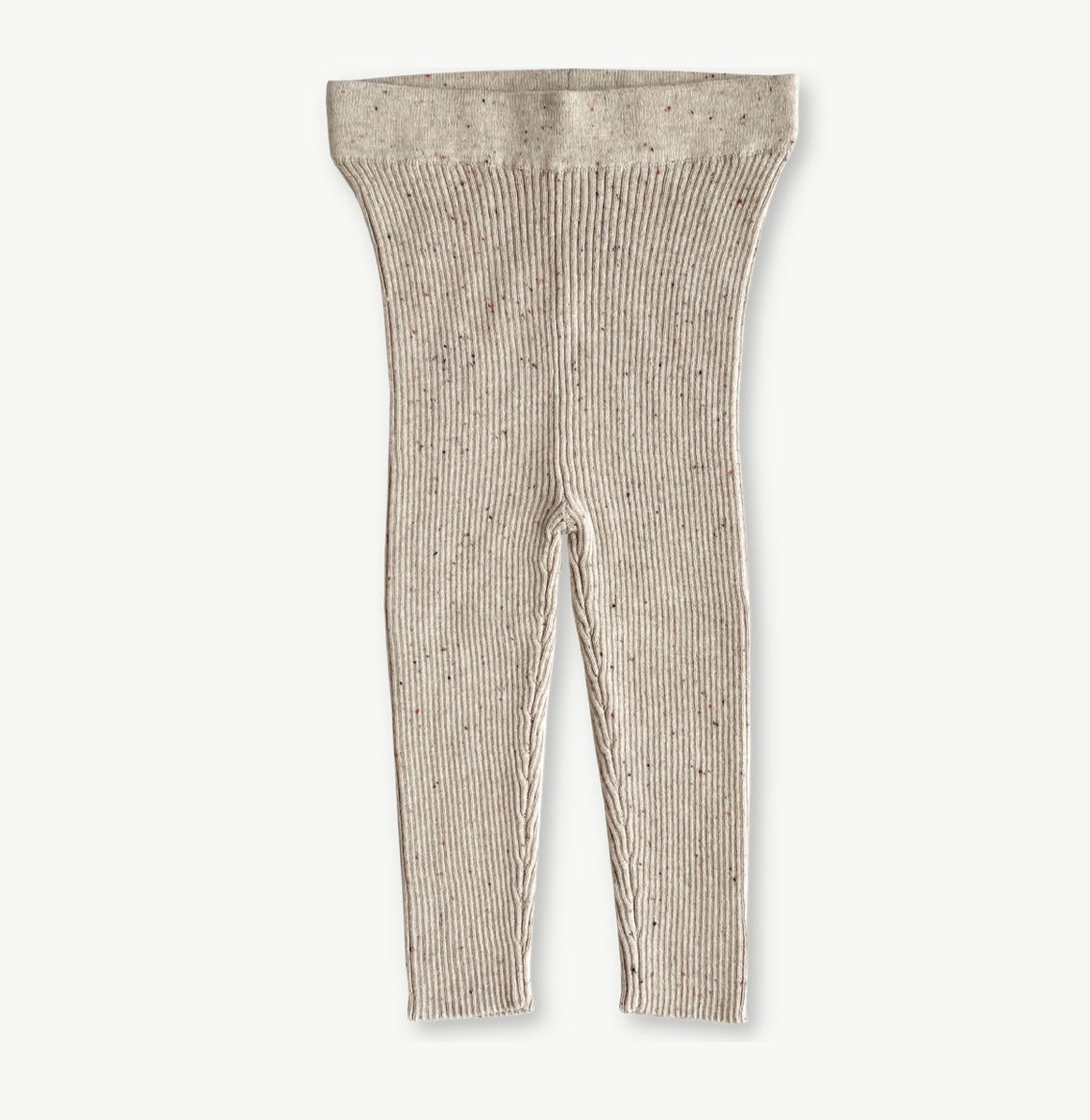 Grown - Ribbed Leggings, Fawn Speckle