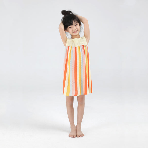 Knit planet colourful dress